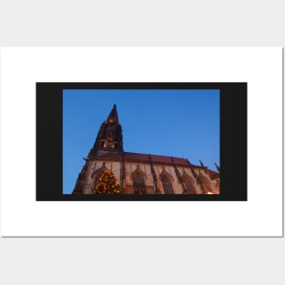 Lambertikirche, church, Christmas market, Munster, city, Westphalia Posters and Art
